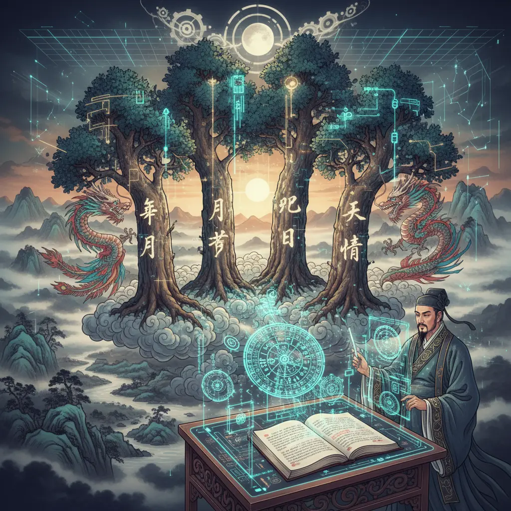 千里命稿 - 四柱