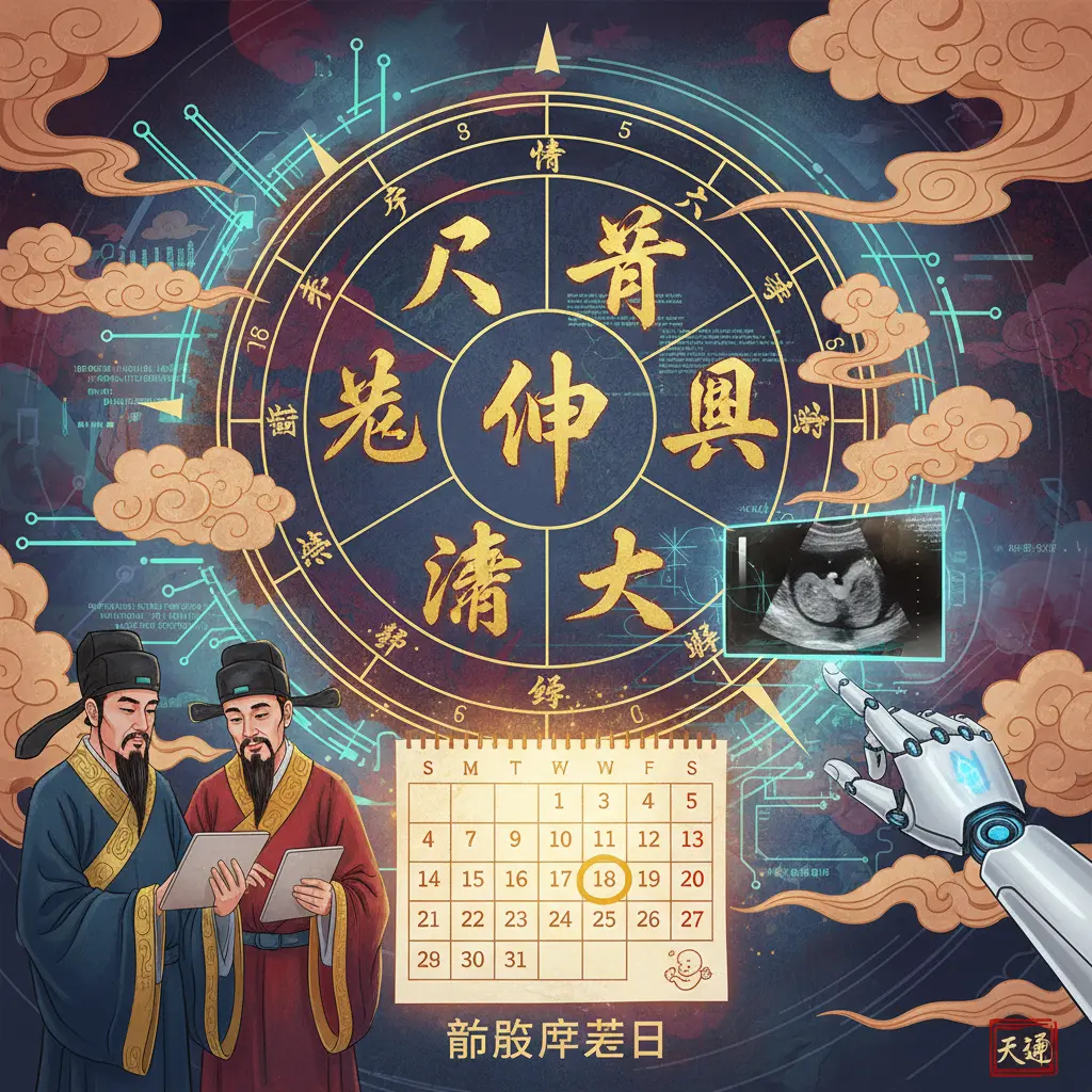 剖腹產擇日 - 八字命盤