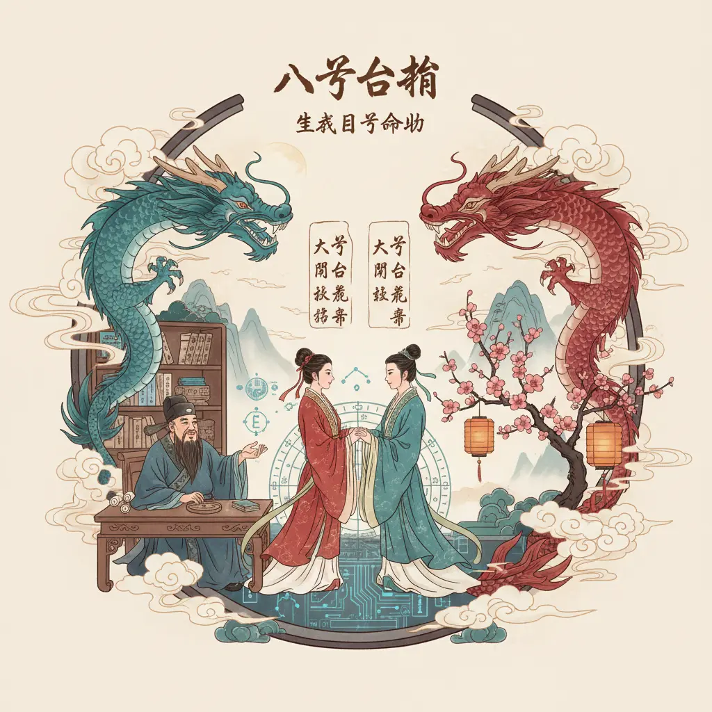 生辰八字占卜 - 八字合婚