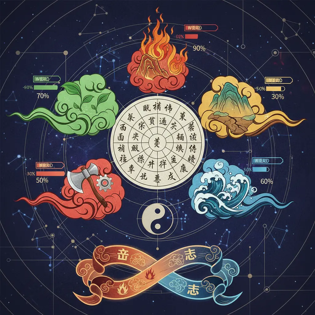 五行強弱喜忌 - 八字命理