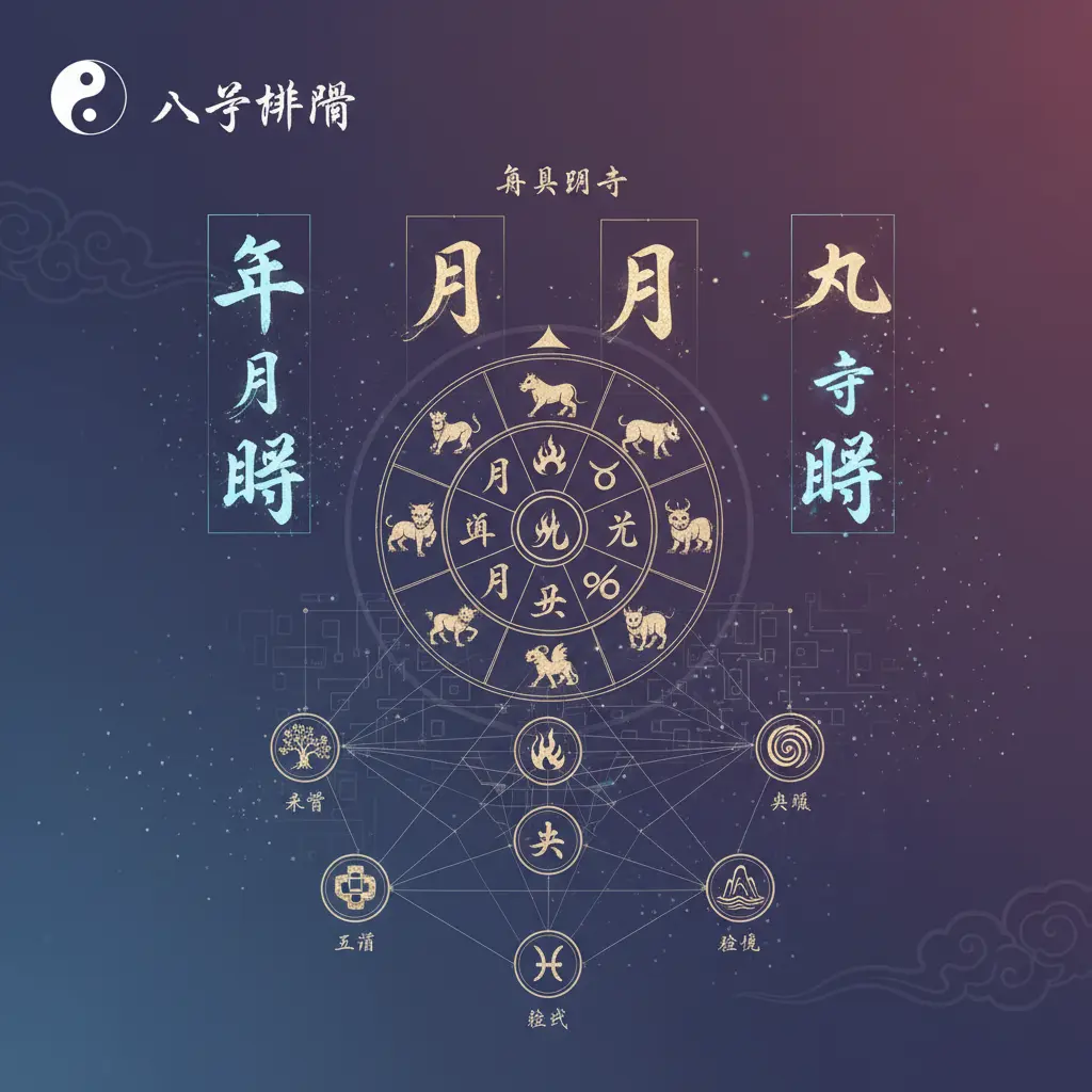 fate 八字 - 八字排盤