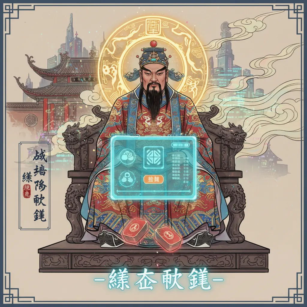 線上求籤 - 城隍爺