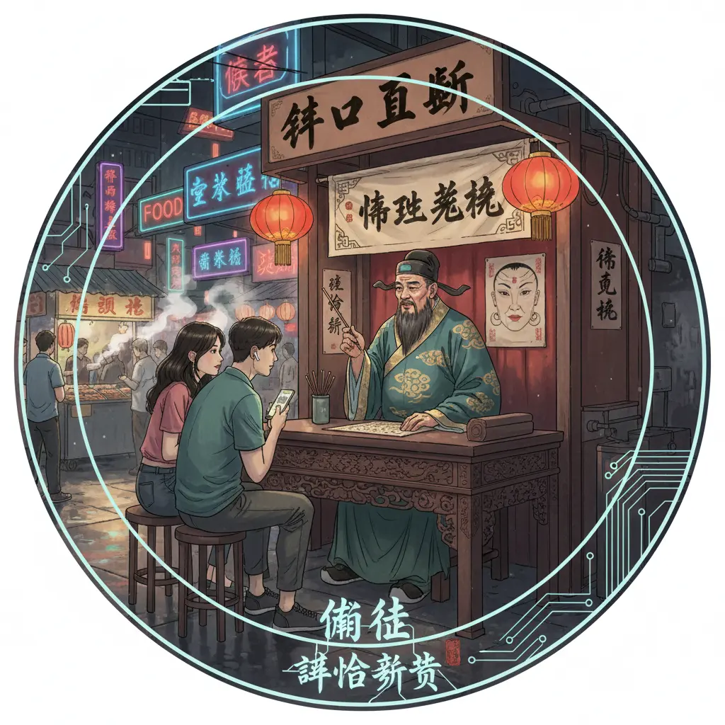 睇相師傅 - 廟街