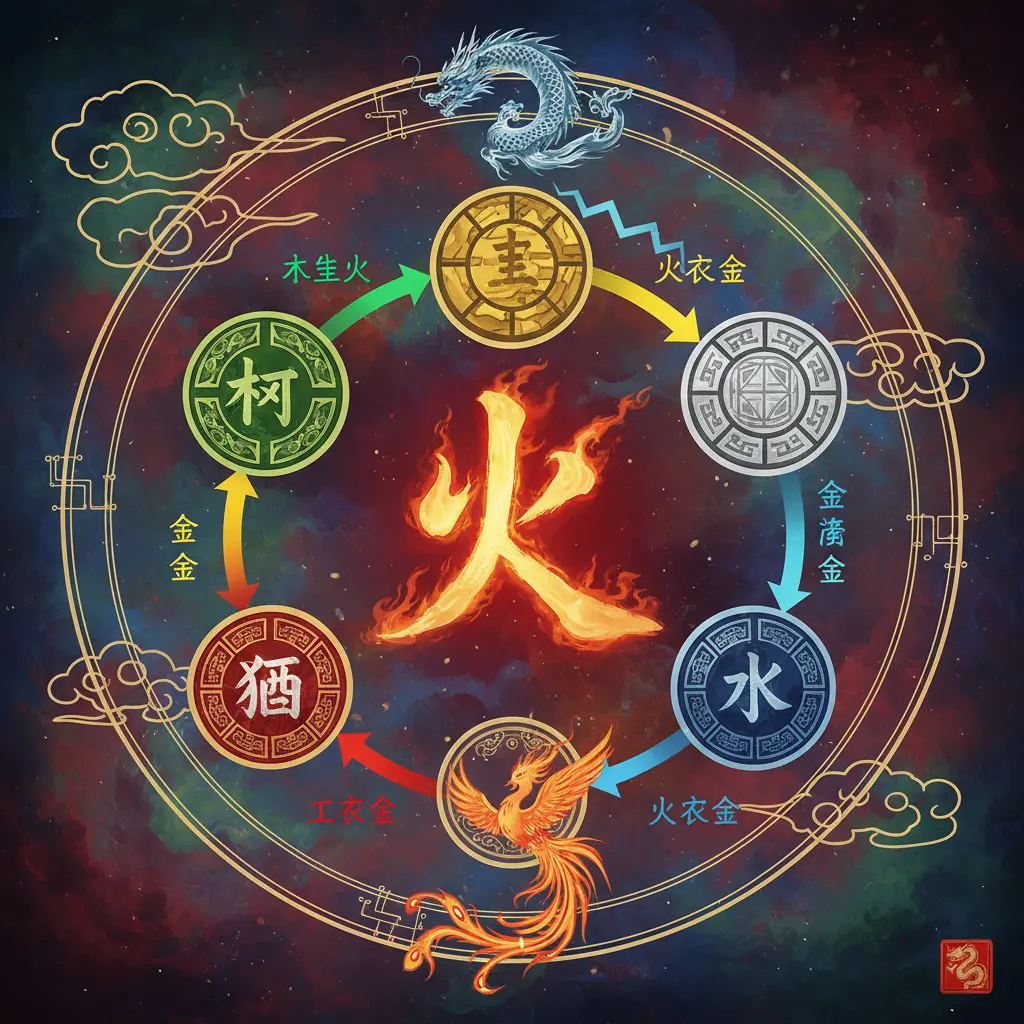 五行生剋 - 火