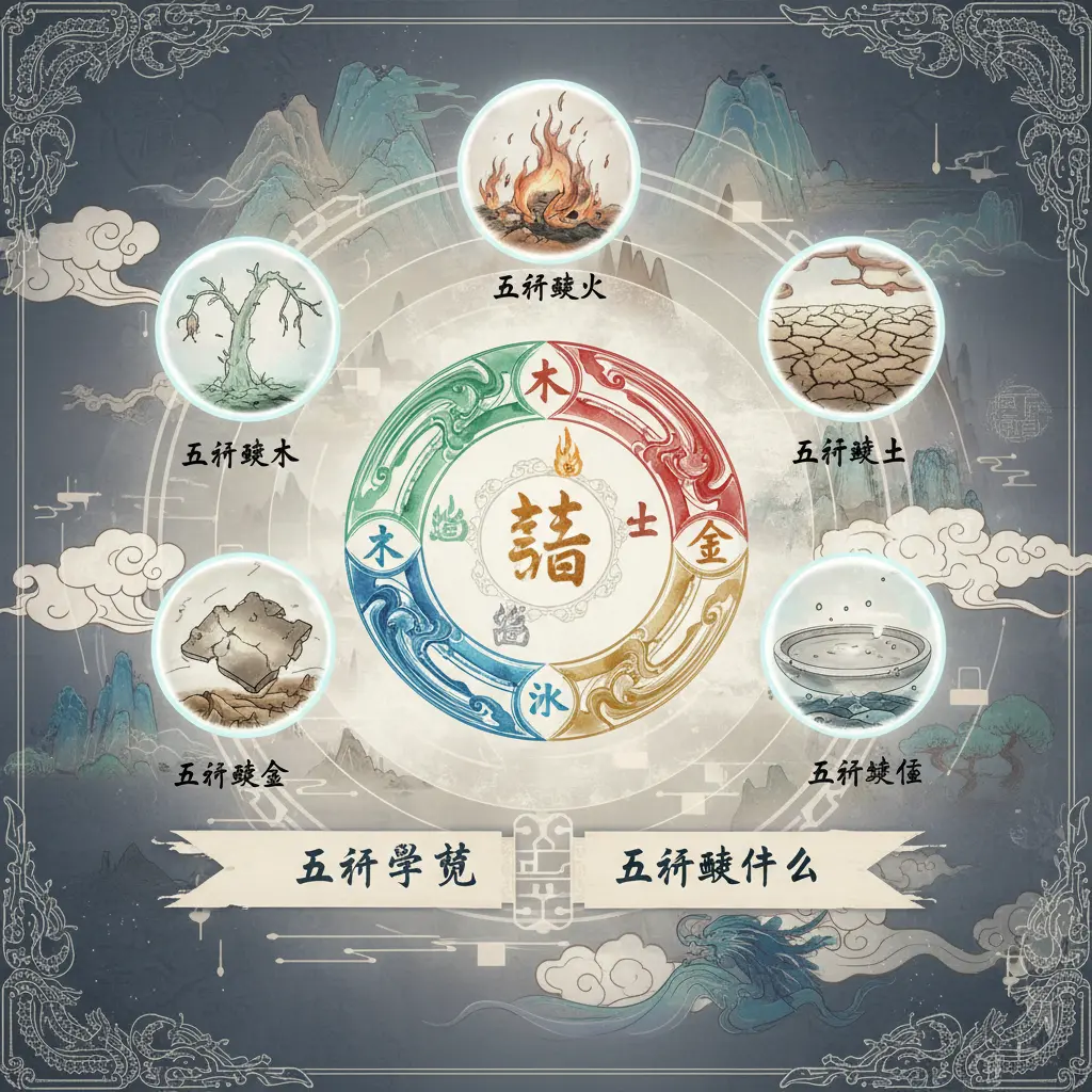 五行缺什麼 - 五行學說