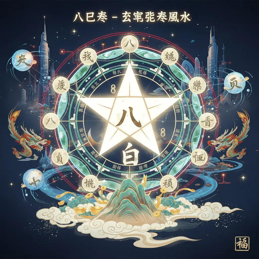 玄空飛星風水 - 八白星