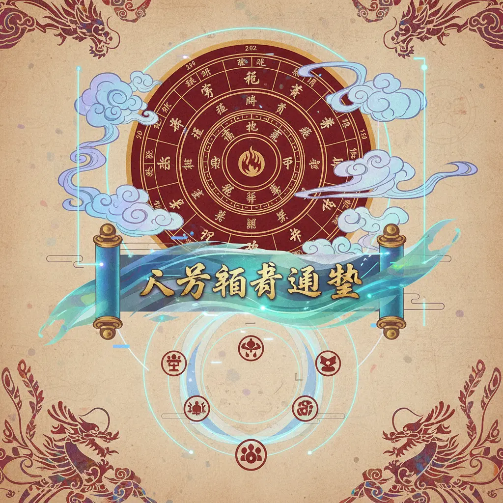 八字終身運勢 - 八字命盤