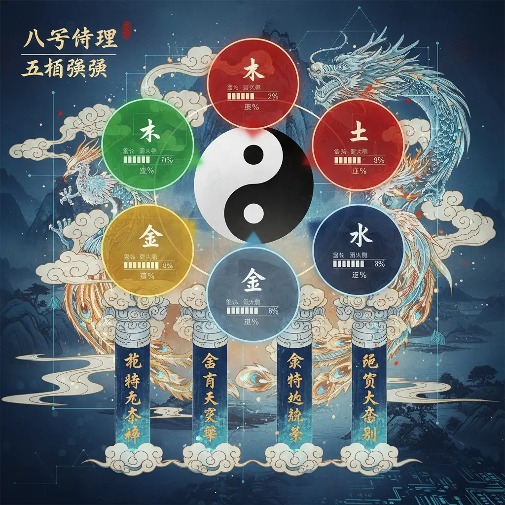 五行強弱 - 八字命理