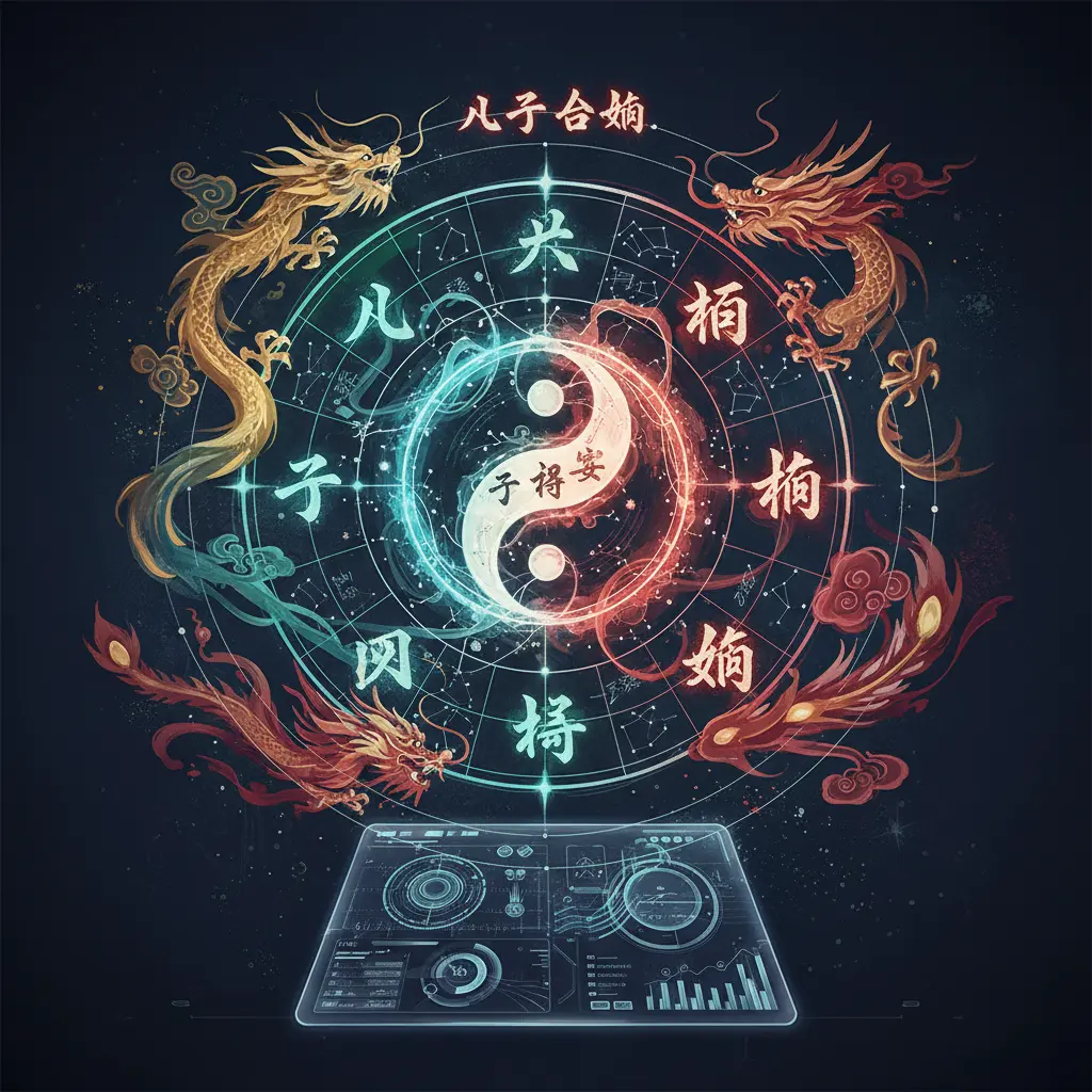 8字命盤 - 八字合婚