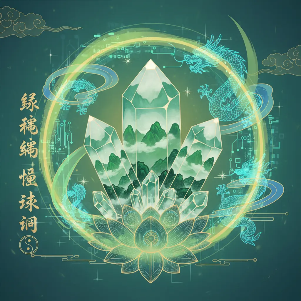 能量水晶 - 綠幽靈