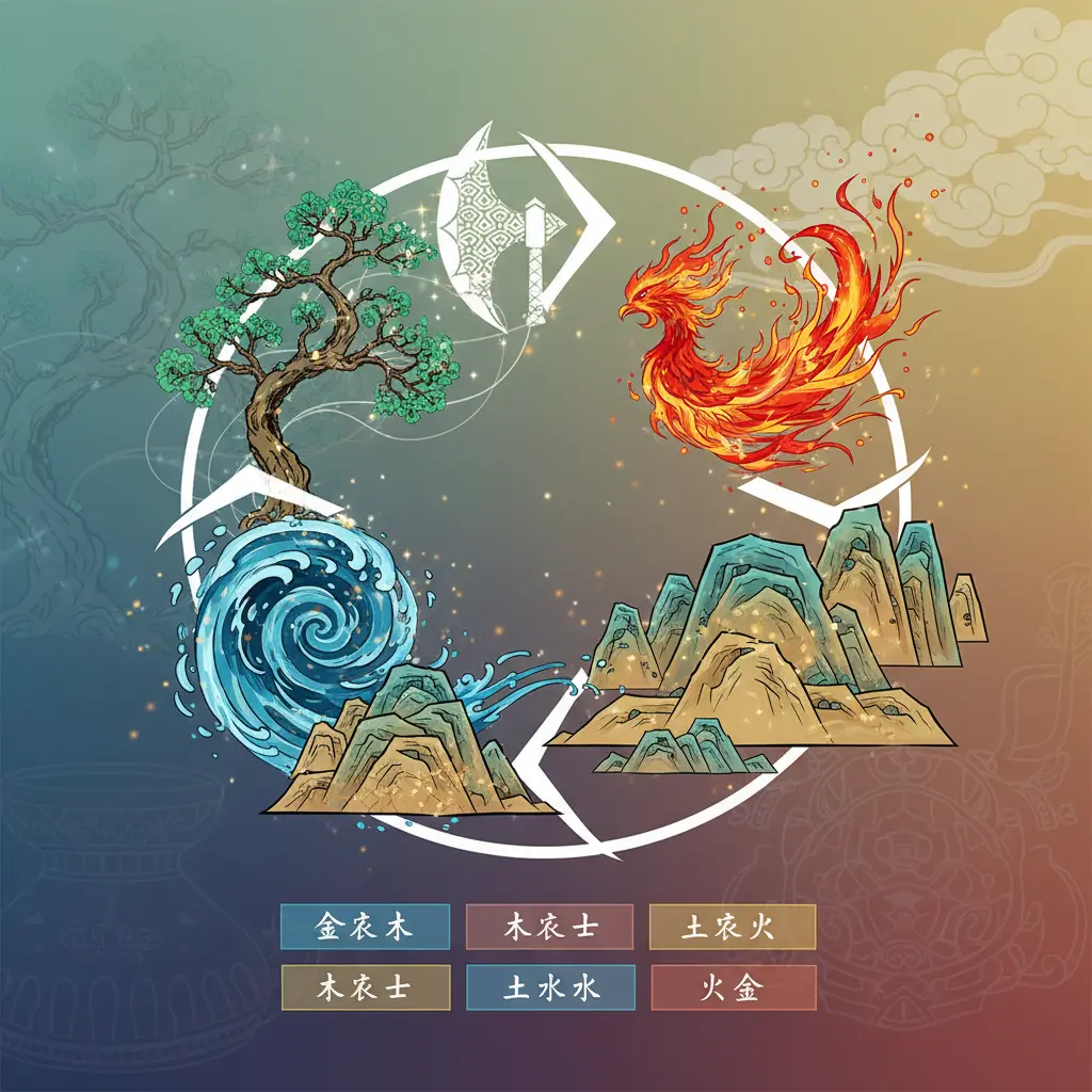 納音五行 - 五行相剋