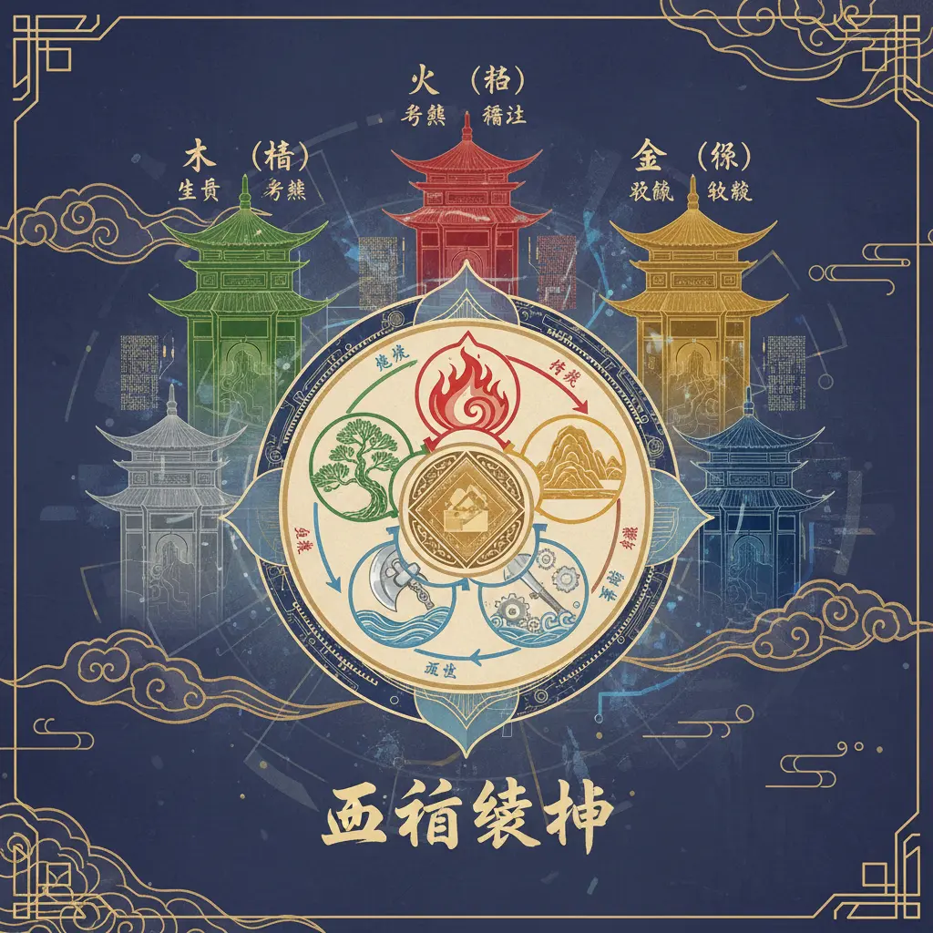 五行結構 - 五行