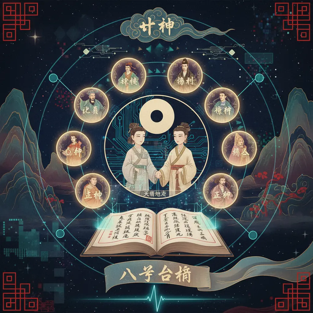 八字合婚 - 十神