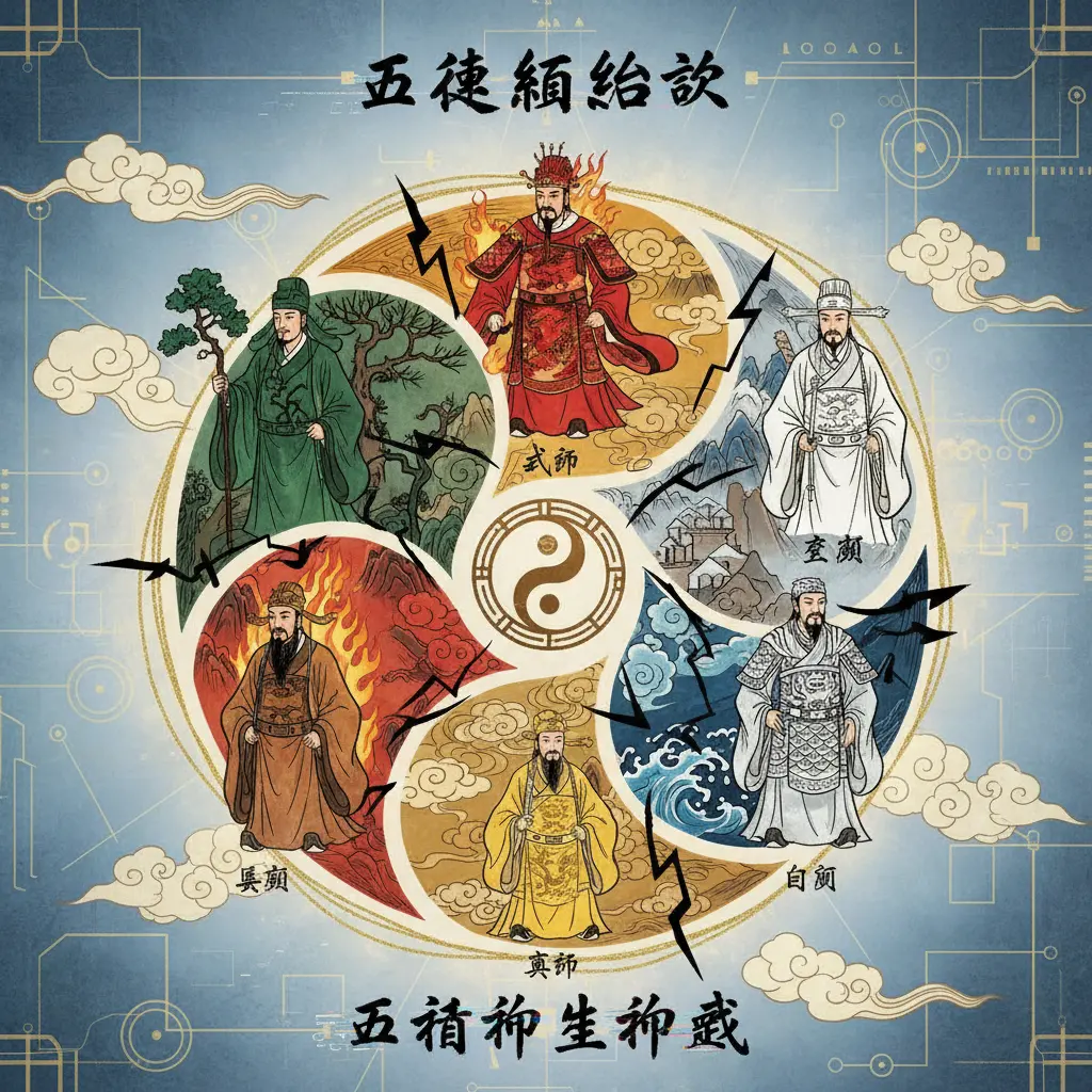 五行相生相剋 - 五德終始說