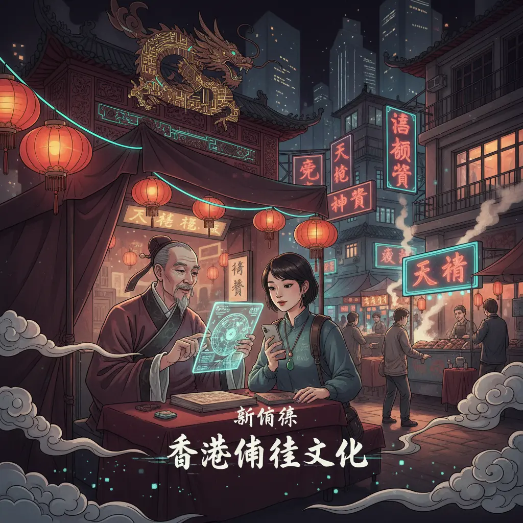 香港廟街文化 - 算命師