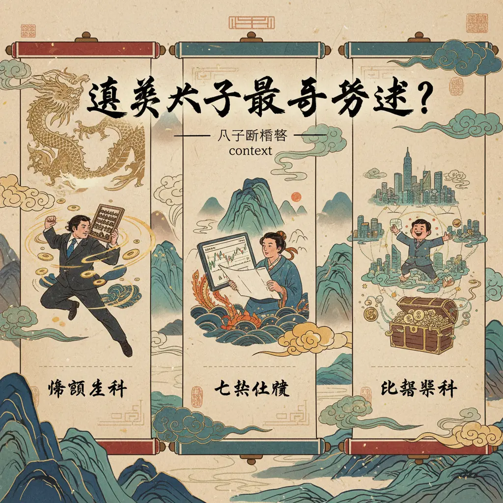 八字斷性格 - 邊類八字最易發達