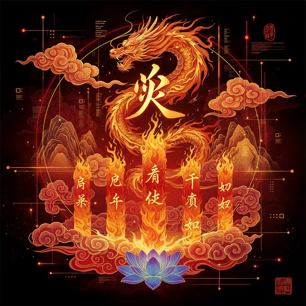 炎上格 - 八字特別格