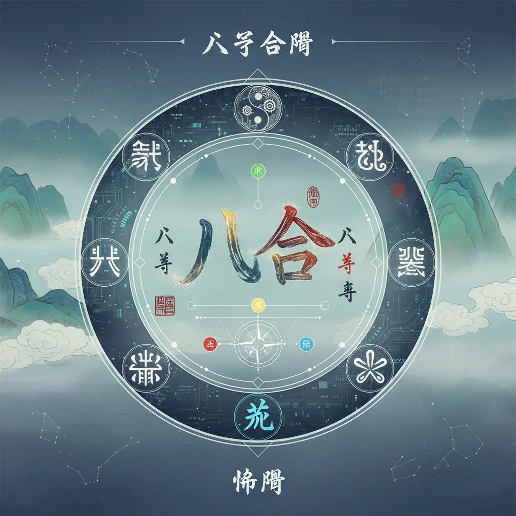8字命盤 - 八字合盤