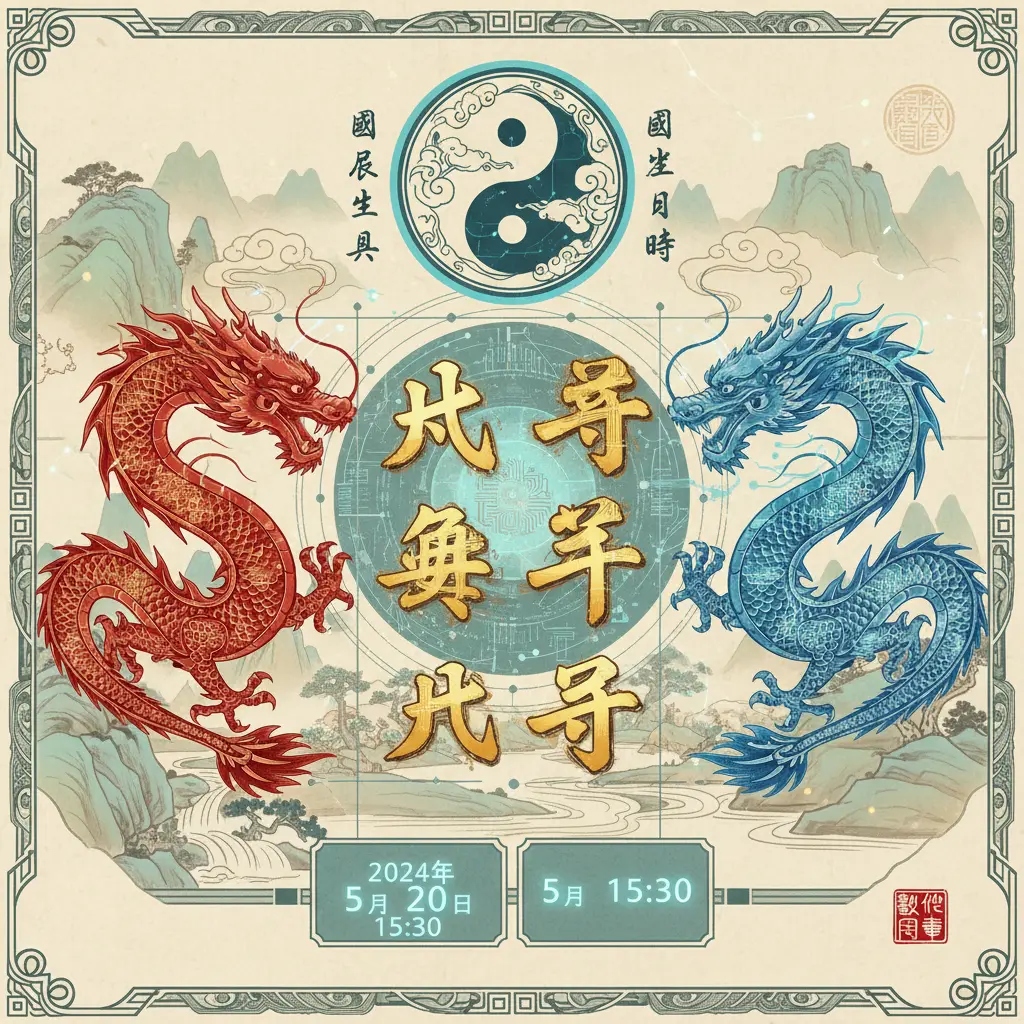 國曆出生年月日時 - 八字