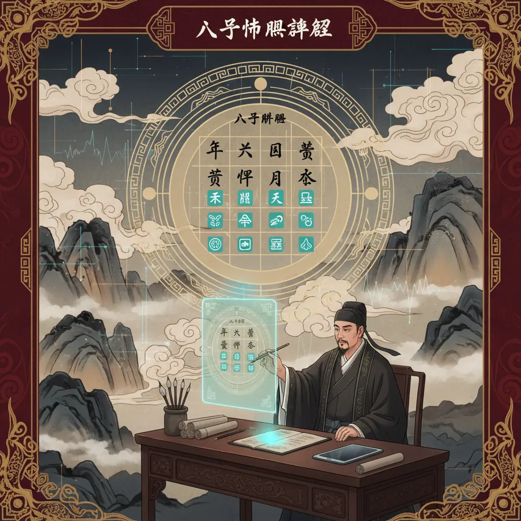 八字批命 - 八字排盤