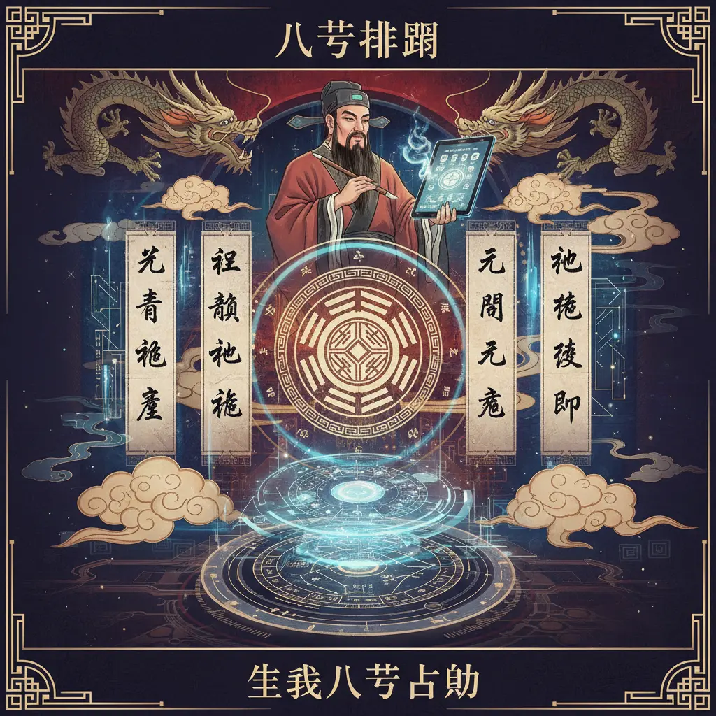生辰八字占卜 - 八字排盤