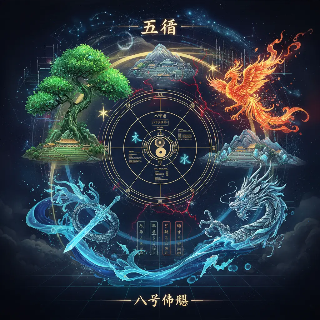 八字命盤 - 五行