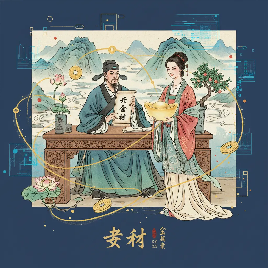 八字金玉賦 - 妻財