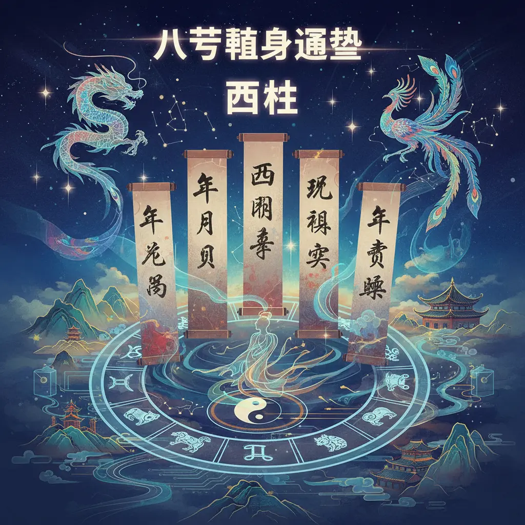 八字終身運勢 - 四柱