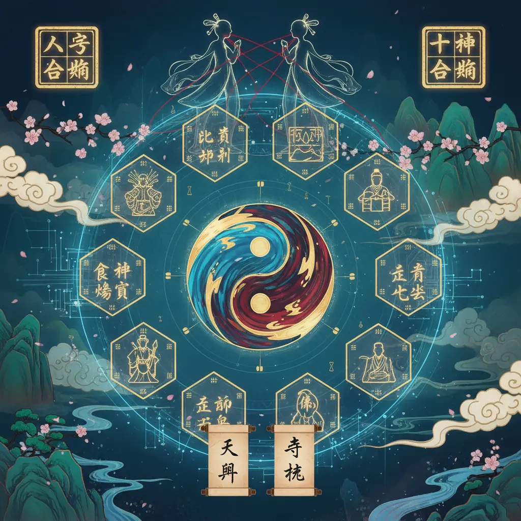 八字合婚 - 十神理論