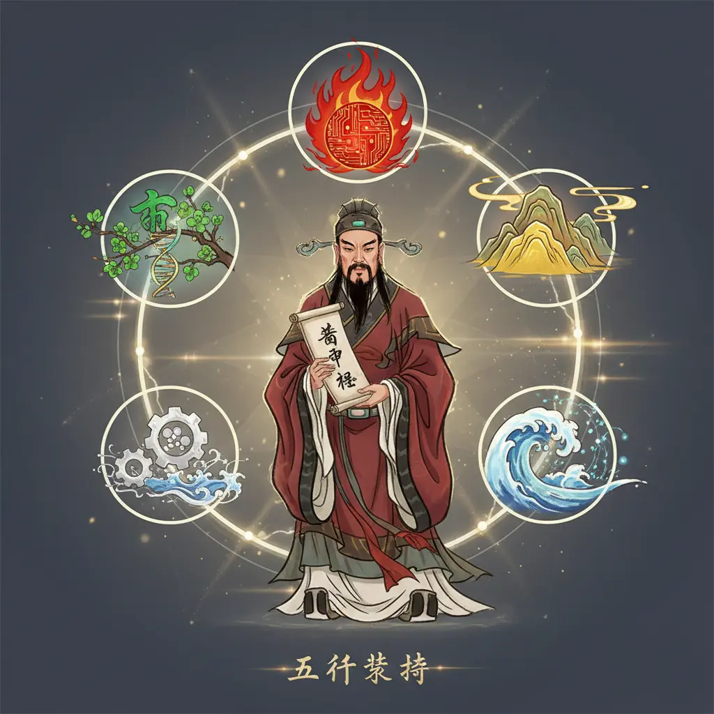 五行結構 - 黃帝內經