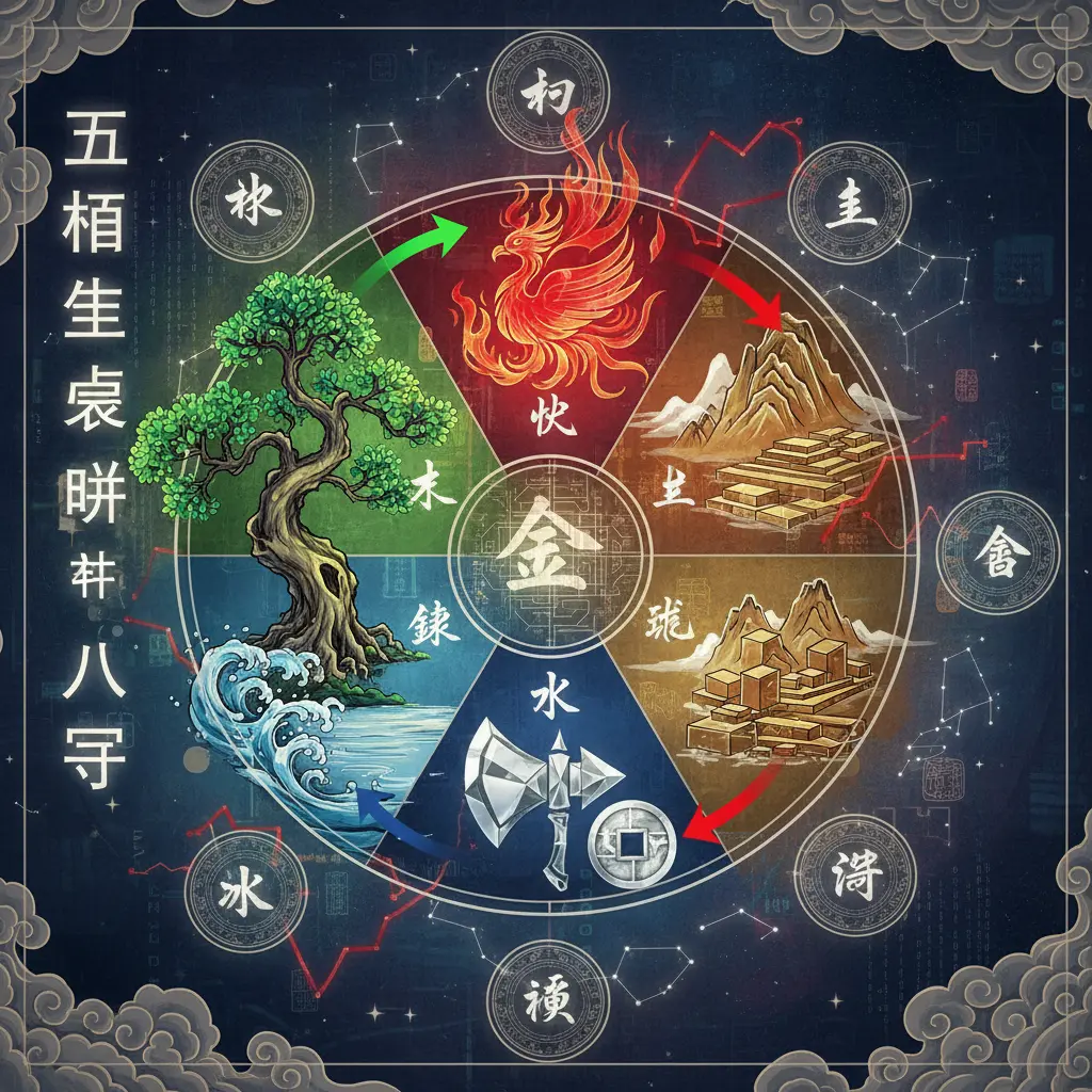 排 八字 - 五行生剋