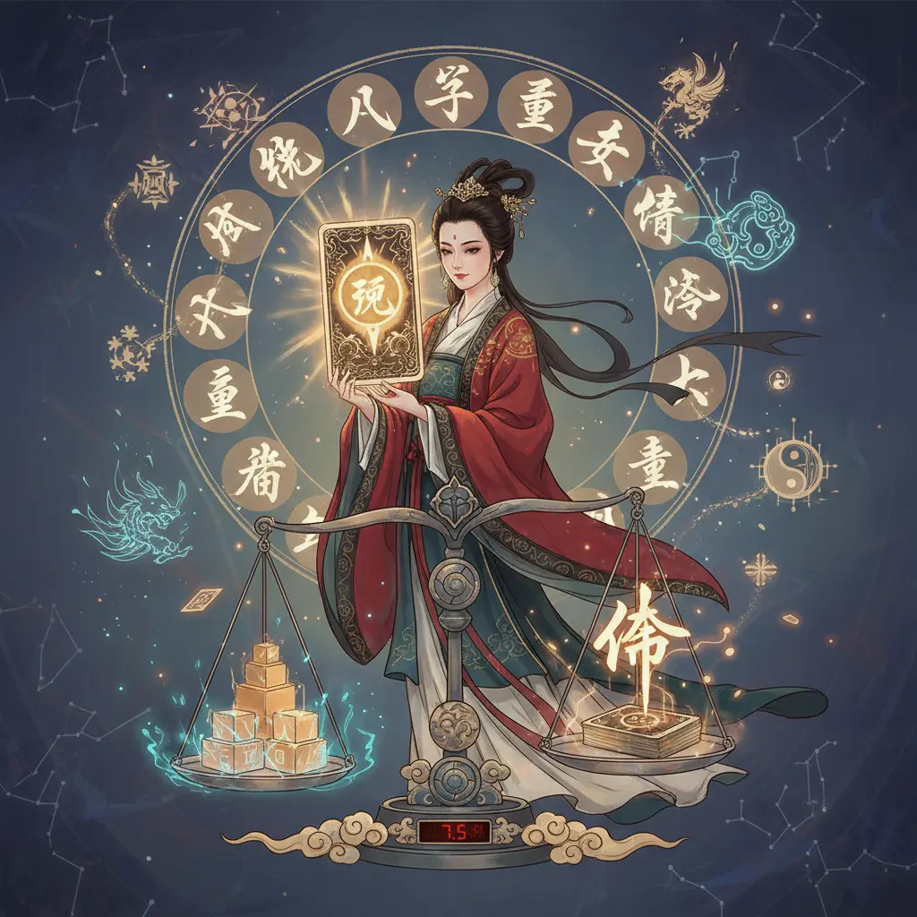 八字重量計算 - 塔羅牌