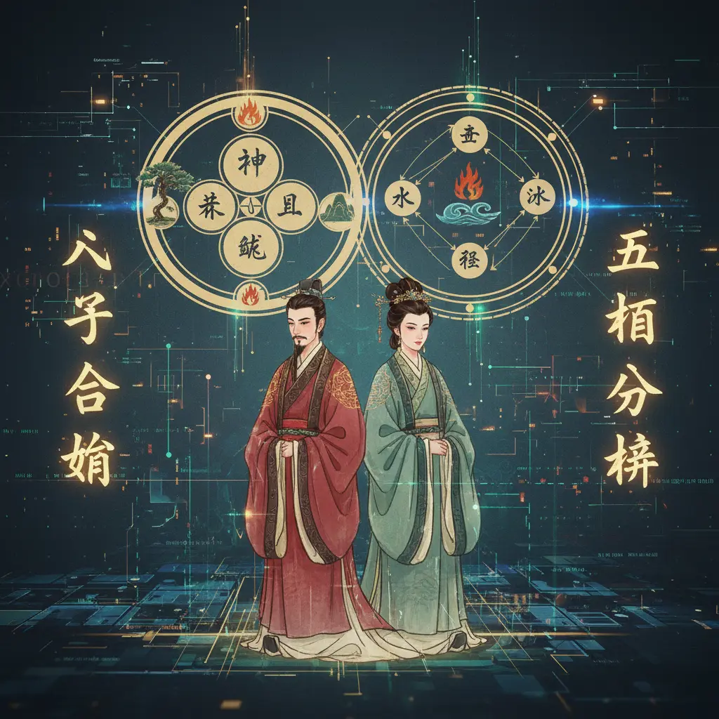 五行分析 - 八字合婚