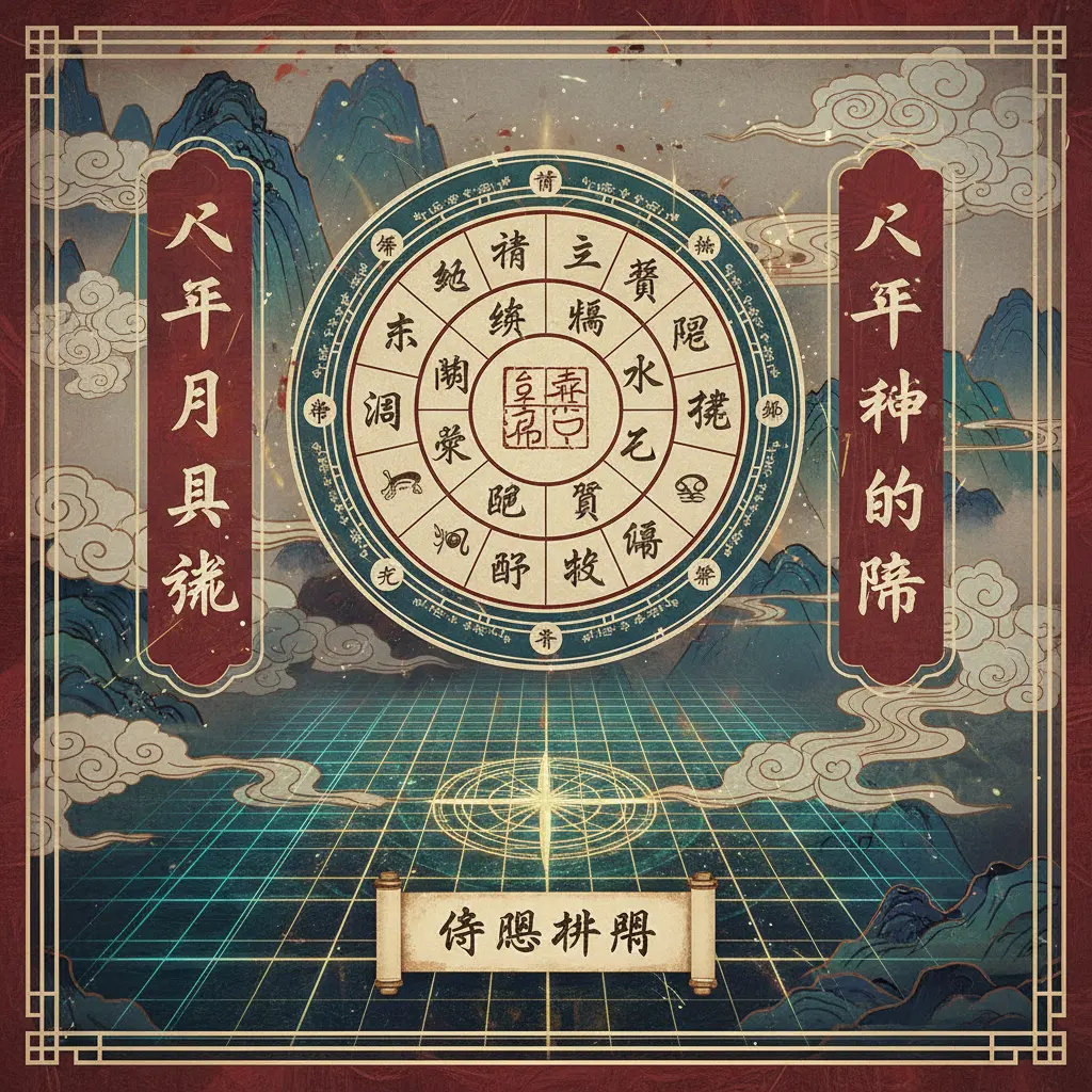 命盤排盤 - 八字命盤