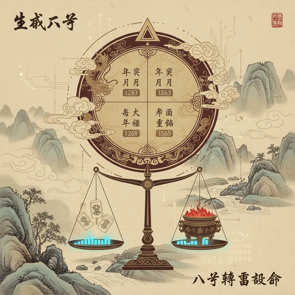 八字輕重計算 - 生辰八字