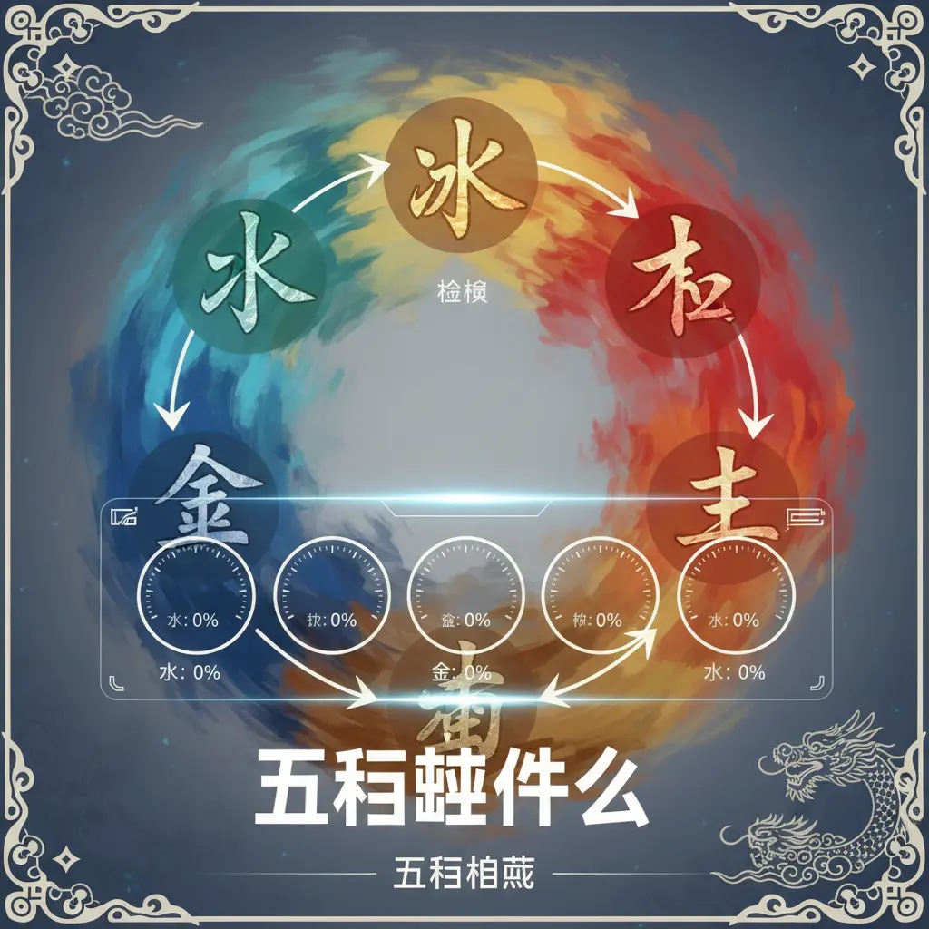 五行缺什麼 - 五行相剋