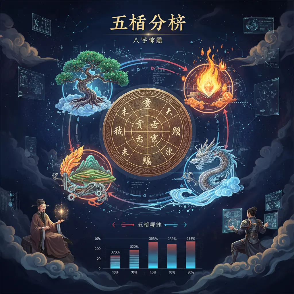 八字命盤 - 五行分析