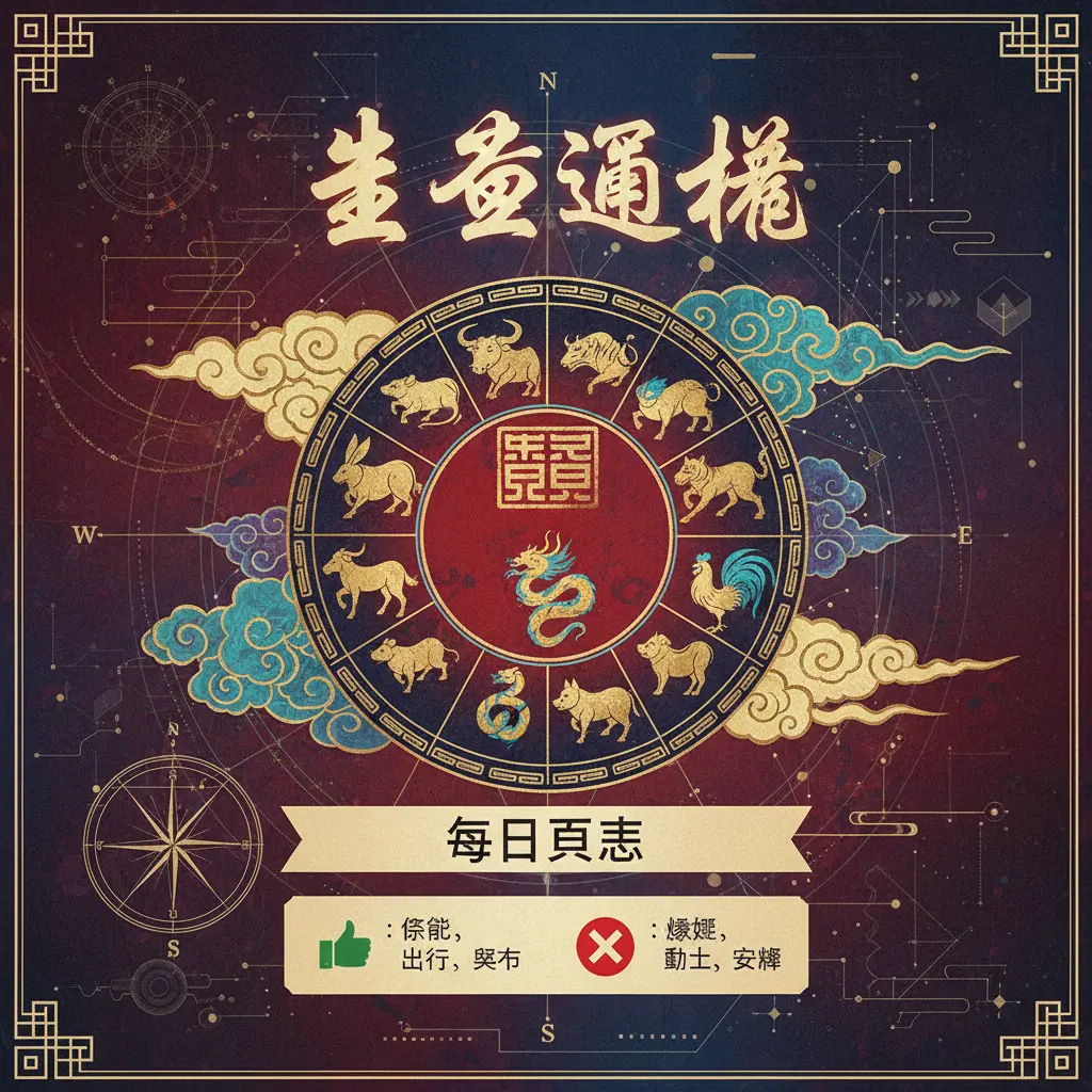 每日宜忌 - 生肖運程