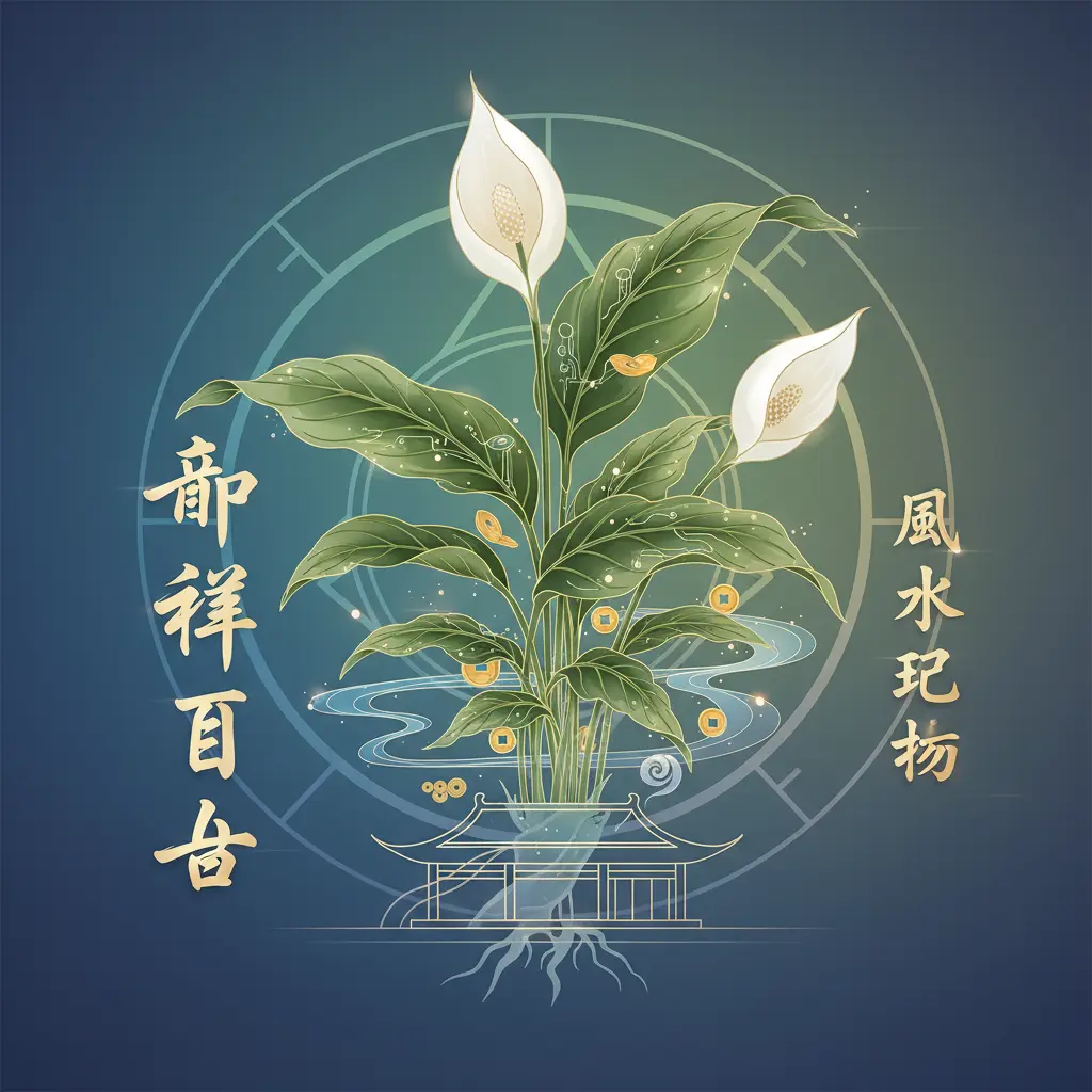 風水植物 - 和平百合