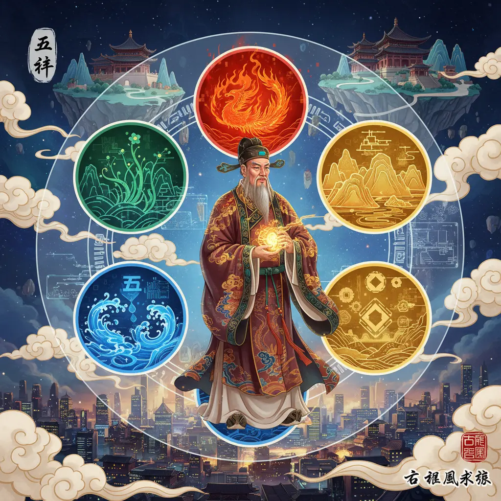 知名風水師 - 五行