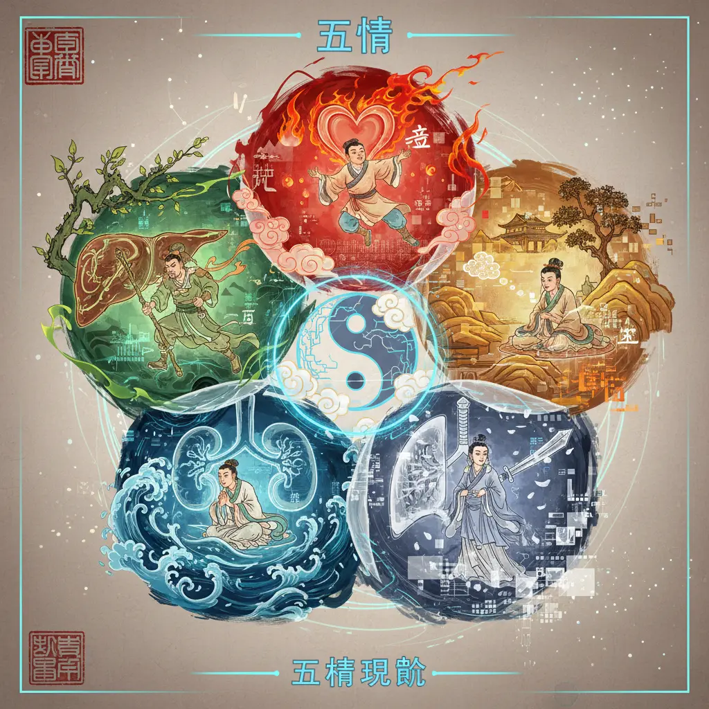 五行理論 - 五情