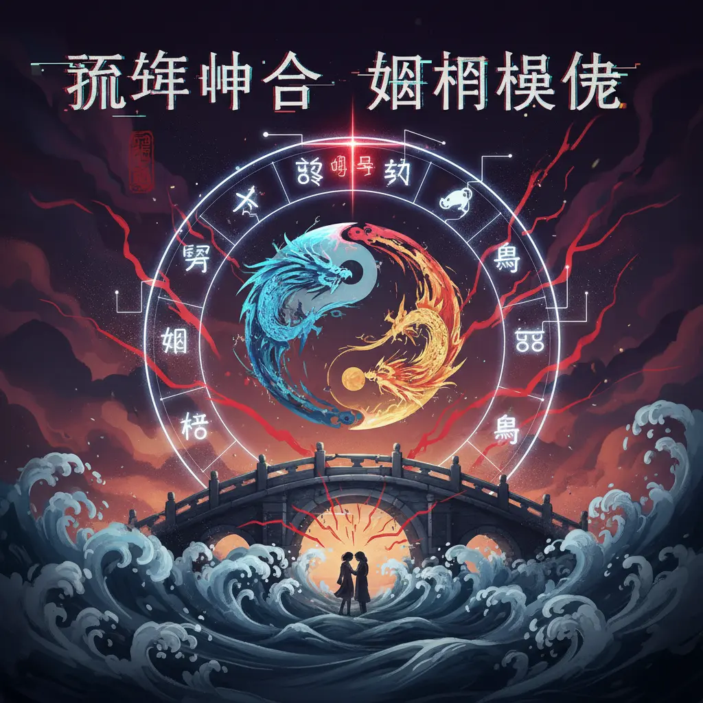 八字斷婚姻 - 流年沖合婚姻危機