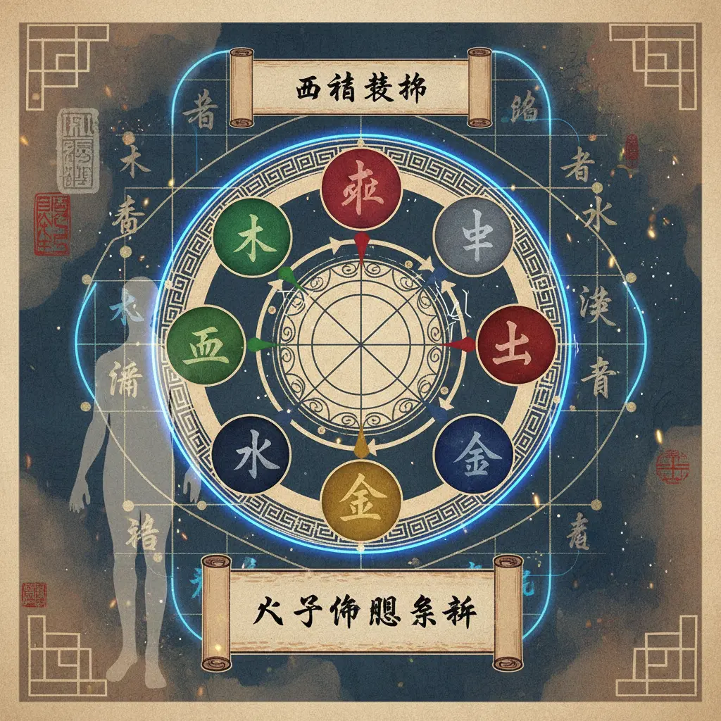 八字命盤解析 - 五行結構