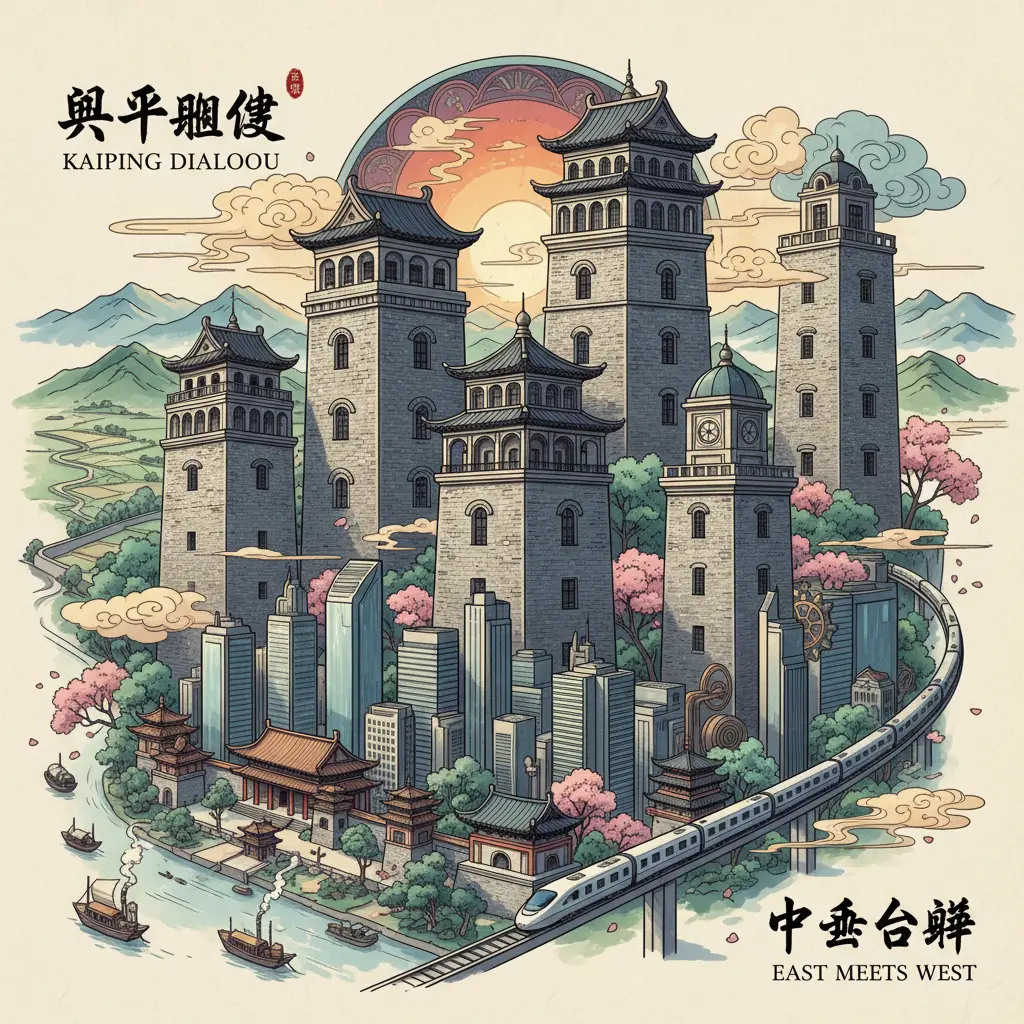 中西合璧 - 開平碉樓