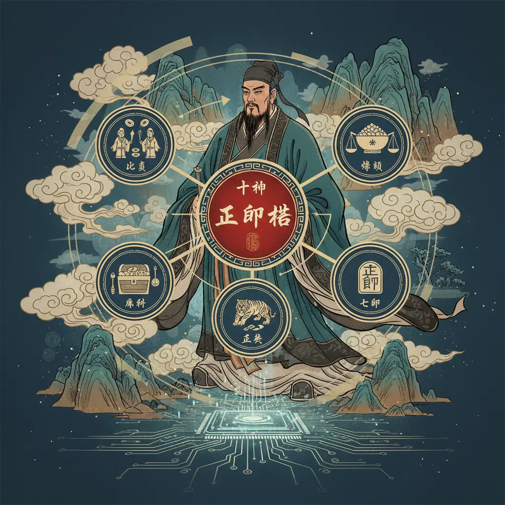 正印格 - 十神