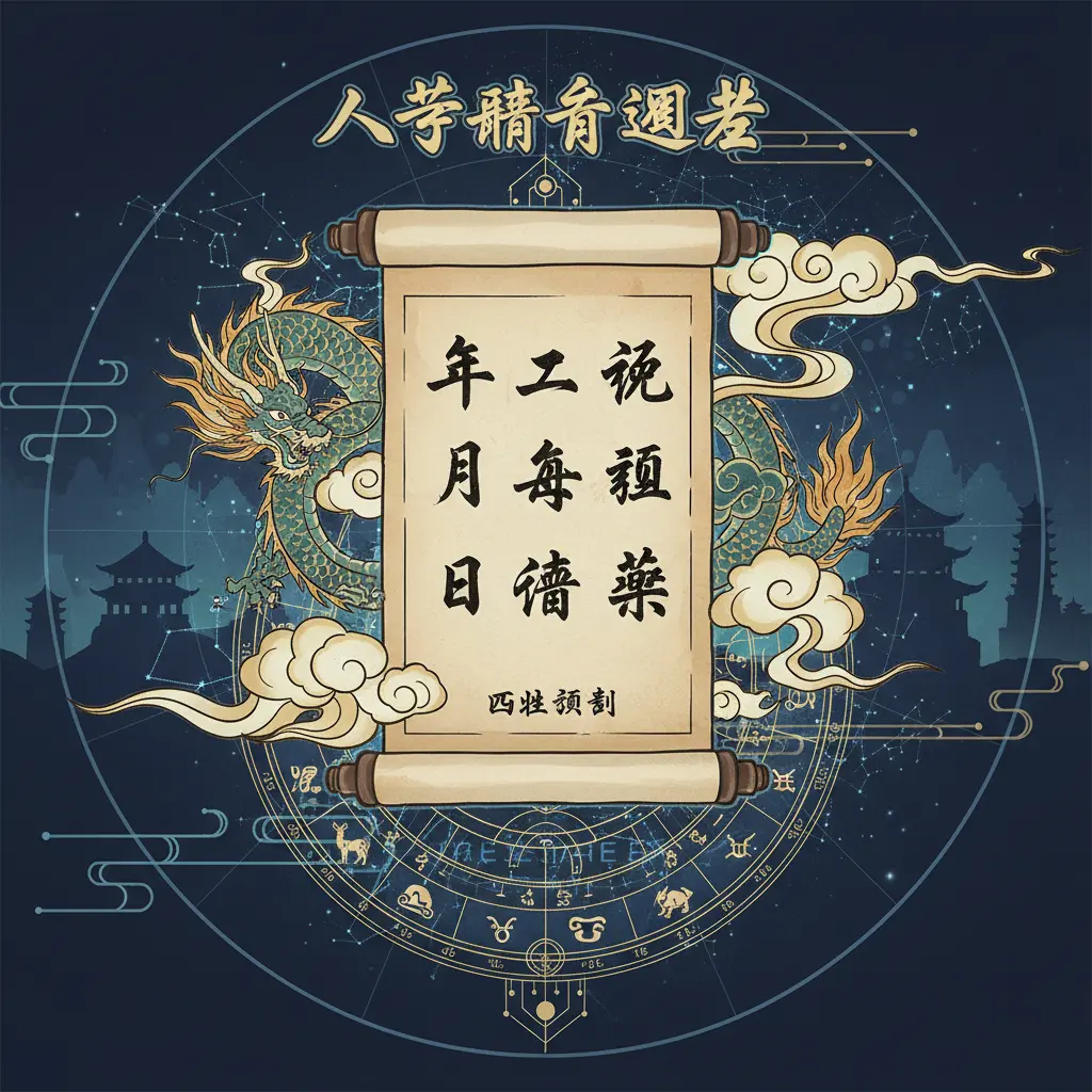 八字終身運勢 - 四柱預測